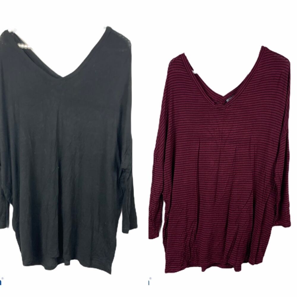 Cotton on double v neck bundle t-shirt Medium